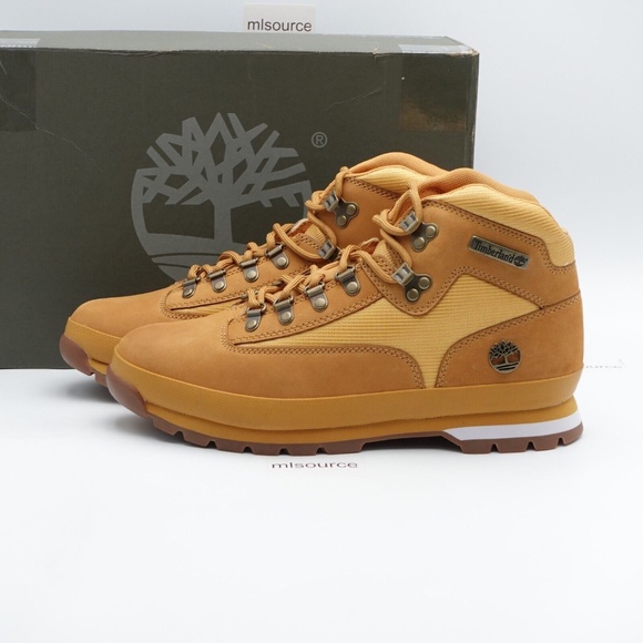 SLD NEW Timberland Euro Hiker Mid Boots TB-091566-231 Wheat Nubuck - Picture 1 of 9